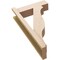 Ekena Millwork 5 1/2-in W x 16-in D x 28-in H Funston Block Rough Cedar Woodgrain TimberThane Outlooker, Primed Tan OUTUR055X16X28FST44RCPR - alternate 5